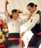 Färgglada dräkter, musik, dans och kastanjetter. Men det är inte flamenco det är fråga om, utan de för Málaga unika Verdiales-festligheterna. Foto: Anna Berntsson